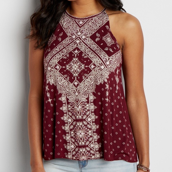 Maurices Tops - Maurices Bandana Print Tank